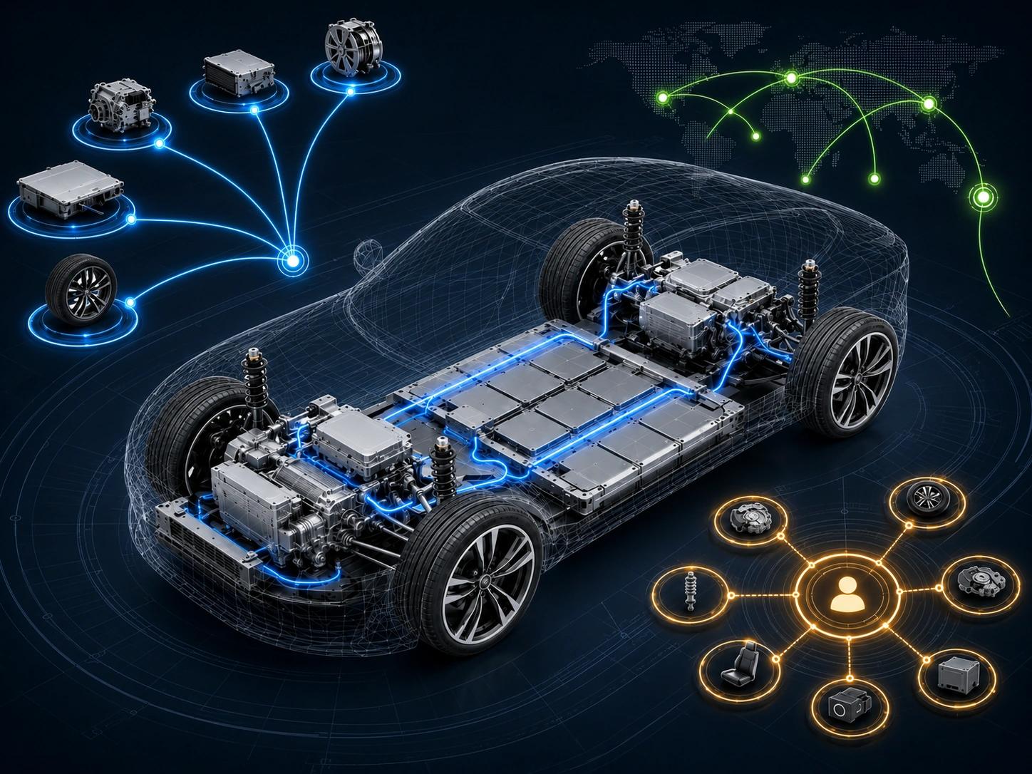 Automobile SAP operations dashboard